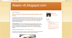 Desktop Screenshot of 4basic-vb.blogspot.com