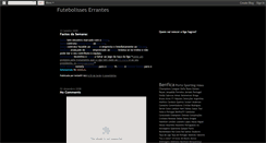 Desktop Screenshot of futebolisses.blogspot.com