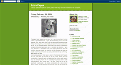 Desktop Screenshot of extrapages.blogspot.com