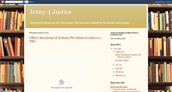 Desktop Screenshot of jenny4justice.blogspot.com