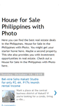 Mobile Screenshot of houseforsalephilippineswithphoto.blogspot.com