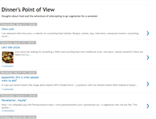 Tablet Screenshot of dinnerspointofview.blogspot.com