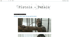 Desktop Screenshot of pistolsandpetals.blogspot.com