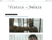 Tablet Screenshot of pistolsandpetals.blogspot.com