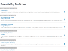 Tablet Screenshot of dracomalfoyfanfiction.blogspot.com