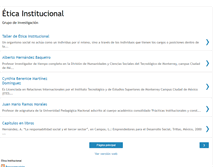 Tablet Screenshot of institutionalethics.blogspot.com