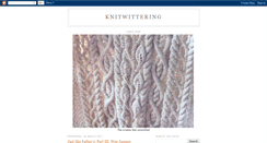 Desktop Screenshot of knitwittering.blogspot.com