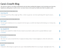 Tablet Screenshot of cara-crossfitblog.blogspot.com