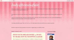 Desktop Screenshot of judy4homes4sale.blogspot.com