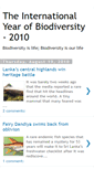 Mobile Screenshot of biodiversity2010.blogspot.com