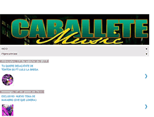 Tablet Screenshot of caballetemusic.blogspot.com