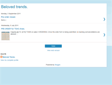 Tablet Screenshot of belovedtrends.blogspot.com