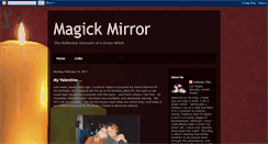 Desktop Screenshot of magickalmirror.blogspot.com