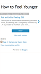 Mobile Screenshot of feel-younger.blogspot.com