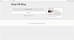 Desktop Screenshot of ninja-pb.blogspot.com