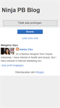Mobile Screenshot of ninja-pb.blogspot.com