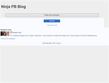 Tablet Screenshot of ninja-pb.blogspot.com