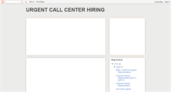 Desktop Screenshot of callcenterjobfair.blogspot.com