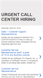 Mobile Screenshot of callcenterjobfair.blogspot.com