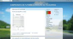 Desktop Screenshot of campeonatodefutebolemfelgueiras.blogspot.com