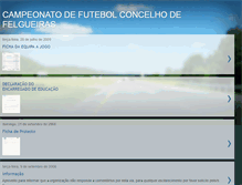 Tablet Screenshot of campeonatodefutebolemfelgueiras.blogspot.com