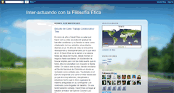 Desktop Screenshot of inter-actuandoconlafilosofiaetica.blogspot.com