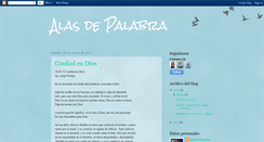 Desktop Screenshot of angelalasdepalabra.blogspot.com