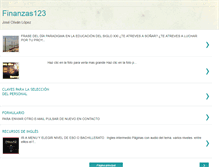 Tablet Screenshot of finanzas123.blogspot.com