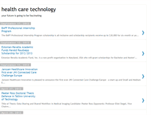 Tablet Screenshot of ehealthcaretechnology.blogspot.com