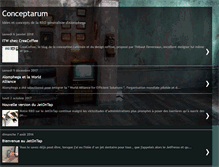 Tablet Screenshot of conceptarum.blogspot.com