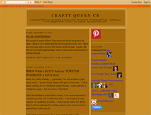 Tablet Screenshot of craftyqueencb.blogspot.com