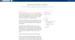 Desktop Screenshot of masqueradepartyprep.blogspot.com