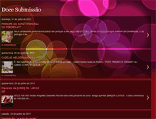 Tablet Screenshot of minhadocesubmissao.blogspot.com