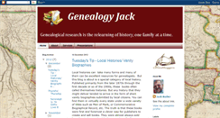 Desktop Screenshot of genealogyjack.blogspot.com