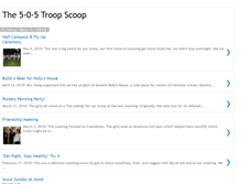 Tablet Screenshot of 505troopscoop.blogspot.com