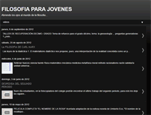 Tablet Screenshot of filosofando-santofimio.blogspot.com