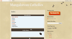 Desktop Screenshot of mangalorean-catholics.blogspot.com