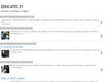 Tablet Screenshot of educatec21.blogspot.com