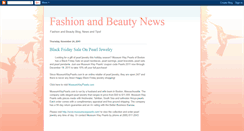 Desktop Screenshot of fashionandbeautynews.blogspot.com