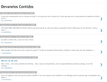 Tablet Screenshot of devaneioscontidos.blogspot.com