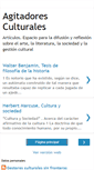 Mobile Screenshot of agitadoresculturales.blogspot.com