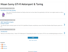 Tablet Screenshot of nissan-sunny-gtir.blogspot.com