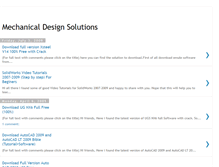 Tablet Screenshot of mechdesignsolutions.blogspot.com