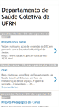 Mobile Screenshot of departamentodesaudecoletivadaufrn.blogspot.com
