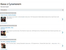 Tablet Screenshot of kawa-z-cynamonem-recenzje.blogspot.com