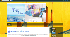 Desktop Screenshot of lazyislander.blogspot.com