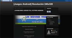 Desktop Screenshot of juegos-hd-para-android.blogspot.com
