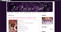 Desktop Screenshot of lili-lost-in-a-book.blogspot.com