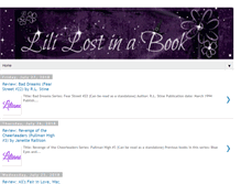 Tablet Screenshot of lili-lost-in-a-book.blogspot.com