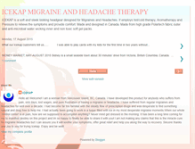 Tablet Screenshot of icekapmigrainetherapy.blogspot.com